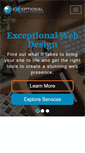 Mobile Screenshot of exceptionalwebdesign.com